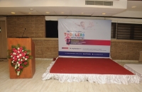 Seminar on 'Developmental Problems in Normal Toddlers' by Dr. Arpita Dani, Consultant Physiotherapist, Amardeep Children Hospital on 8th August 2015. Above 100 people comprising parents, grandparents, teachers, doctors, physiotherapists attended the seminar which was a huge success.  The highlight was the post seminar audience interaction and the zeal with which the guests participated in the question-answer session.  This stresses the need for such seminars to be held in schools to educate parents and teachers for the identification of normal toddlers with developmental problems preventing them from aging with disability.
